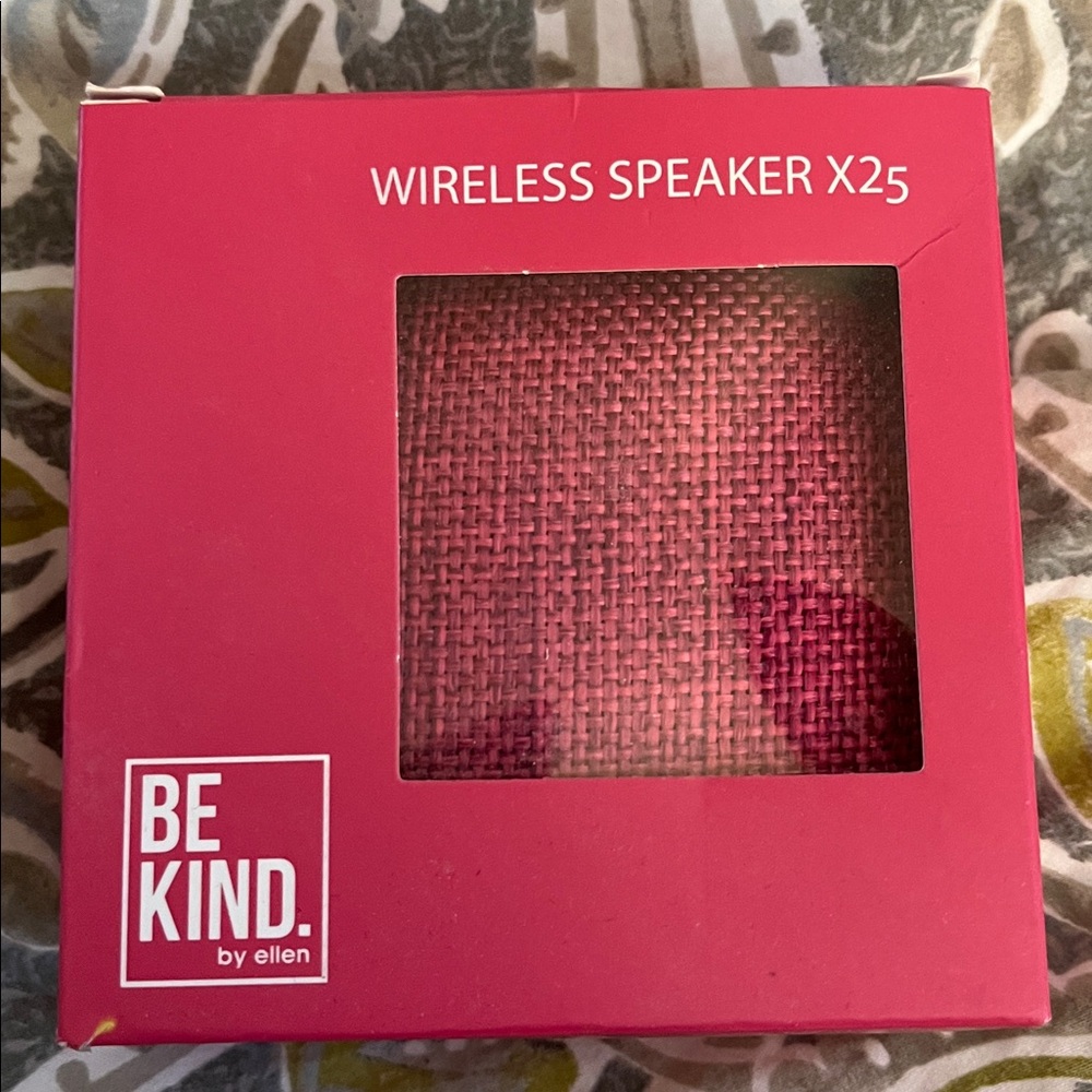Be Kind Wireless Speakers - Pink - New in box